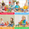 AOUVT 40 Pieces Magnetic Building Blocks, Learning Toy Made of
