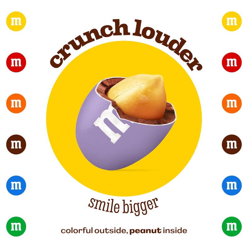 M&M’S WORLD Peanut Light Purple Chocolate Candy-2lbs of Bulk Candy
