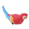 Parrot Figurine Simulation Vivid Innovative Wall Mounted Hand Painted Resin