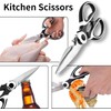 EVERNOOK Kitchen Shears Seafood Scissors Sharp Stainless Steel (Pack Of