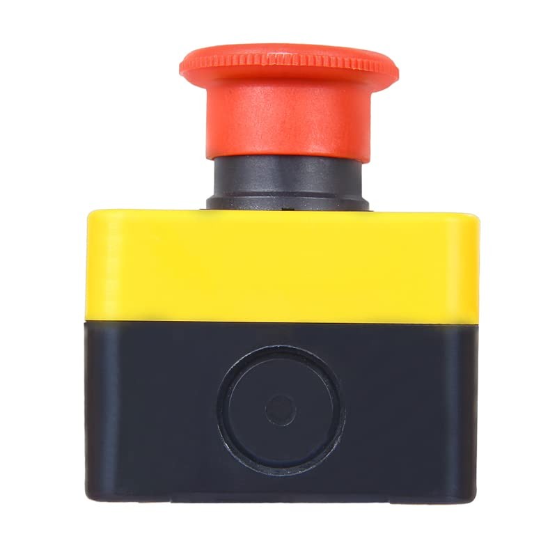 Red Emergency Stop Switch, 2PCS Red Mushroom Latching Emergency Stop