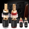 Tihebeyan Terminal Connectors Speaker Cable, 2 Pieces Seamless Copper Banana