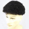HAPPYCC Afro Men's Wig - Natural Black Color Swiss Lace