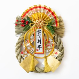 Hideshime KJ-03 New Year Ornament, Shimenawa, Entrance Wreath, Kinju, Spring