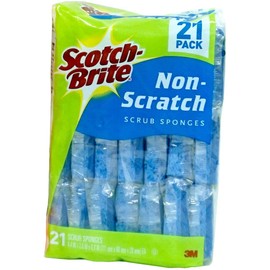 Scotch -Brite Non Scratch Scrub sponges - 21 Pack - Individually Wrapped