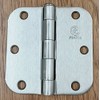 Penrod Interior Door Hinges, Satin Nickel, 3.5 Inch with 5/8