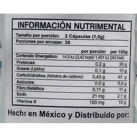 Ácido Hialurónico 72 capsulas de 500 miligramos Supra | Colágeno Hidrolizado | Vitamina E | Adultos | Hombres y Mujeres | Suplemento Alimenticio