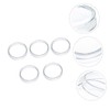 Baluue Petri Dish Borosilicate 5pcs Glass Experiment Containers Stacking Feature