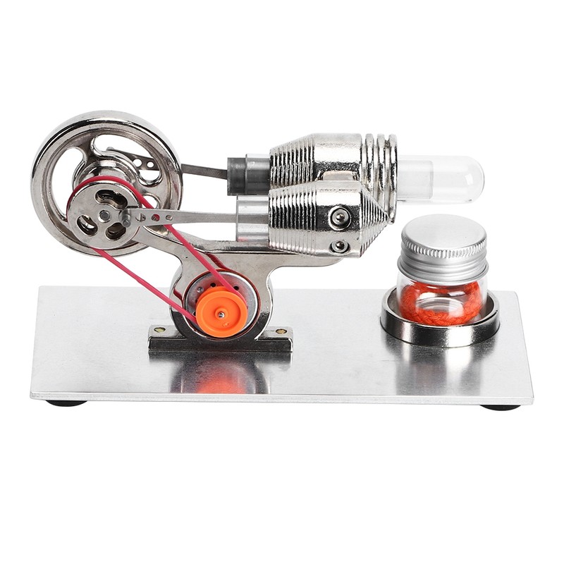 Hot Air Stirling Engine Motor Miniature Steam Power Physics Toy