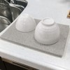 ベストコ セルローズ 水切りマット キッチン 食器 吸水 約45×31cm グレー MA-193