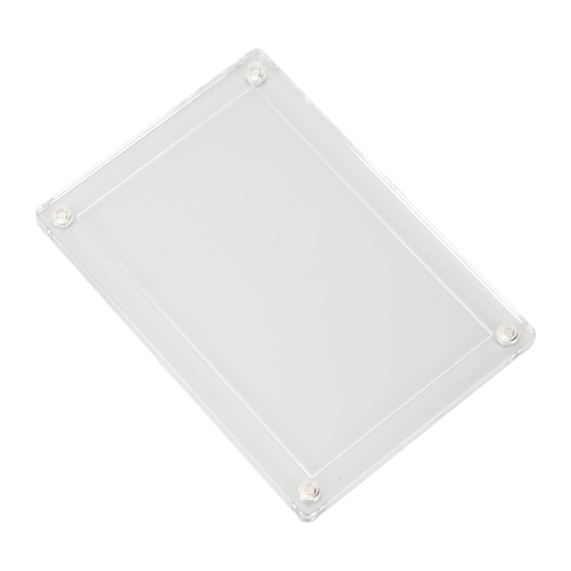Refrigerator Photo Frames, Acrylic Magnetic Double Sided Transparent Fridge Picture