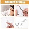 Baluue Stainless Steel Beard Grooming Scissors Ergonomic Anti-skid Design for