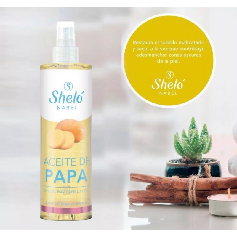 Sheló Nabel Aceite De Papa Especial Para Uso En Cabello