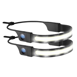 LED Headlamp Flashlight, 1000lumens 230° Broadbeam Headlight, USB Rechargeable Head Lamp with Digital Power Display, Lightweight Waterproof Headlamps for Camping Running Hiking, Flexible Silicone