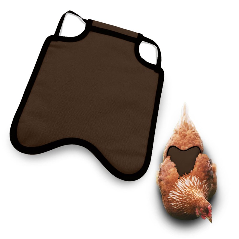 Hen Saver Hen Apron/Saddle, Single Strap, Small/Medium, Brown