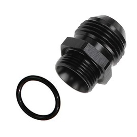 AC PERFORMANCE Aluminum Straight Metric M22 x 1.5 to 10AN Oil Cooler Adaptor Fitting Fit for Oil Cooler, Black