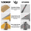 XDENGP 60 Degree Chamfer Router Bit with 9/16 Inch Cutting