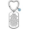 JMIMO Mum Keyring Mother Gifts from Daughter Son Birthday Thanksgiving