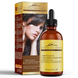 Dominican Magic Hair Follicle Anti-Aging Scalp Drop Hair Tonic with Rosemary and Cinnamon, Gotero Anti-Caida, Helps Stimulate Hair Growth - Size: 2.01 Oz(60mL)