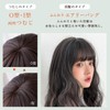 BrightLala p257-BK Bangs Wig, Partial Wig, Hair Extension, Natural, Long