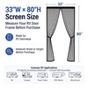Yourheey RV Magnetic Screen Door 33"x80", Heavy Duty PET Mesh