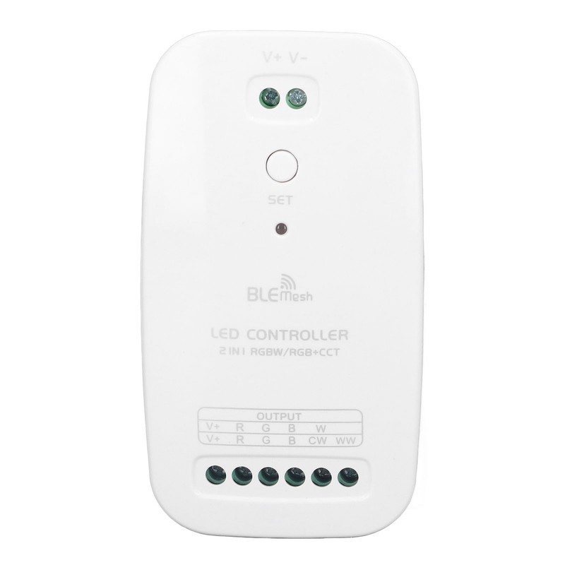 LED Controller DC9V‑24V Bluetooth Mesh RGB CCT 2 in 1