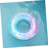 SUPVOX 1Pc Colorful Inflatable Swimming Ring for Adults Fun Pool