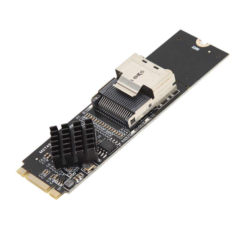 M.2 NVME to SFF 8087 SATA3.0 Expansion Card 4 Port