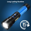 Rechargeable Flashlight, 2 Pack 900000 High Lumens Super Bright Flash