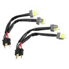 aqxreight Headlight Splitter Wire Male H4 9003 to 9005 9006