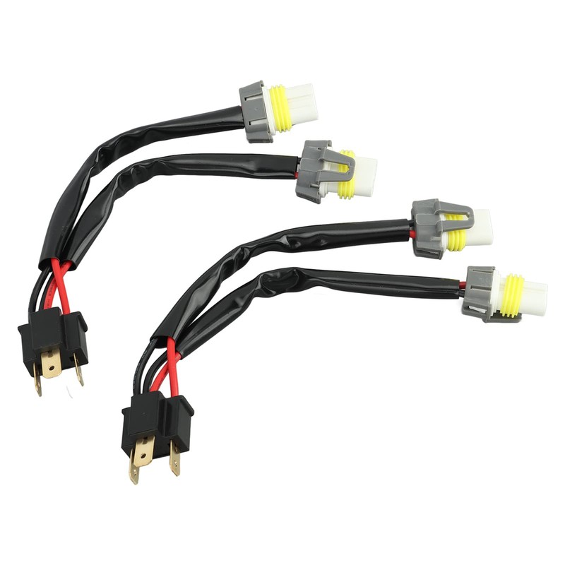 aqxreight Headlight Splitter Wire Male H4 9003 to 9005 9006