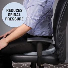 HealthSmart 360 Degree Swivel Seat Cushion, Chair Assist for Elderly, Swivel Seat Cushion for Car, Twisting Disc, Gray, 15 Inches in Diameter (Pack of 6)