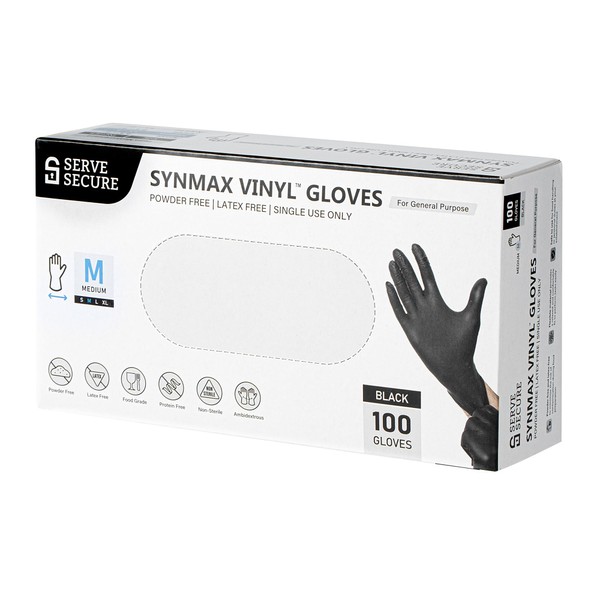 Restaurantware-Serve Secure Medium Gloves, 1000 Disposable Gloves - Does Not