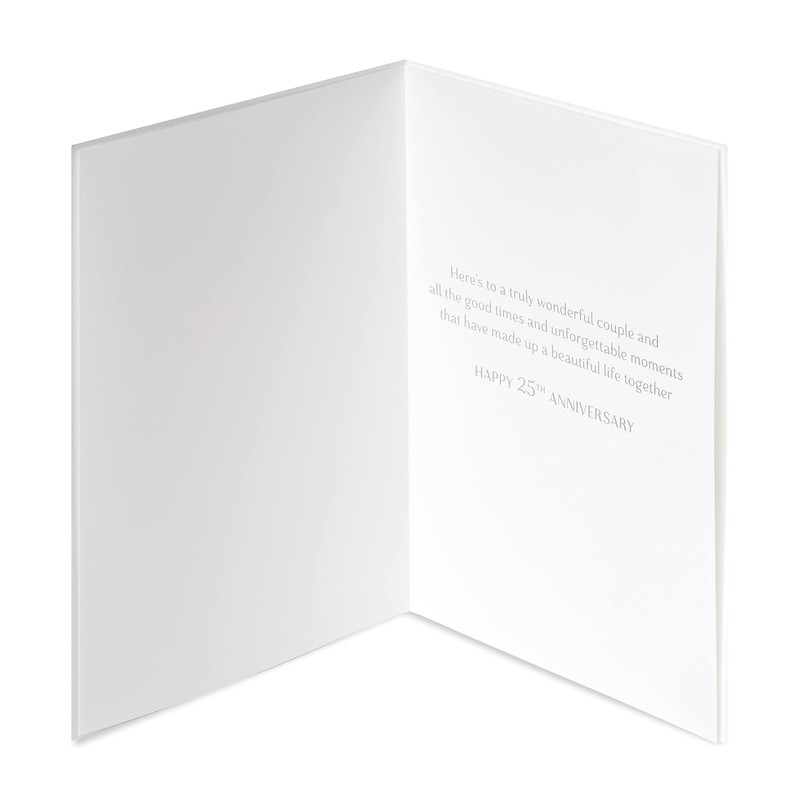 Papyrus 25th Anniversary Card for Couple (Unforgettable Moments)