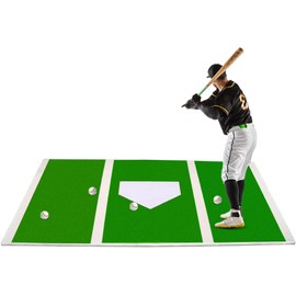6x4 ft Baseball and Softball Hitting Mat with Non-Slip Backing