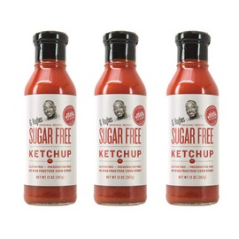 G Hughes Sugar Free Ketchup - Gluten Free, Preservation Free, Low Carb Ketchup, No Sugar Added Ketchup, Keto Condiments - 13 Oz (3-Pack)