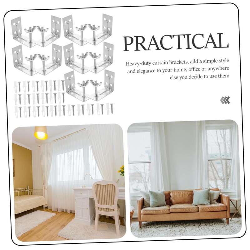 ORFOFE Blind Installation Code Accessories 10pcs Blind Brackets l Bracket