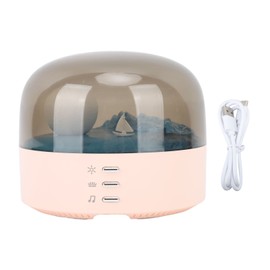 Bluetooth Night Light Speaker Creative Relaxing Soothing Portable Indoor Night Lamp for Bedroom Pink