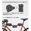 Gorix Saddle Bag, Road Bike, Waterproof, Bicycle Saddle Roll (GURURIN),