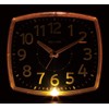 RHYTHM 8REA31SR19 Large Alarm Clock, Light Collection Dial, Continuous Second