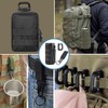MUCHER 3 Pack Molle Pouches Tactical Waist Bags EDC Utility