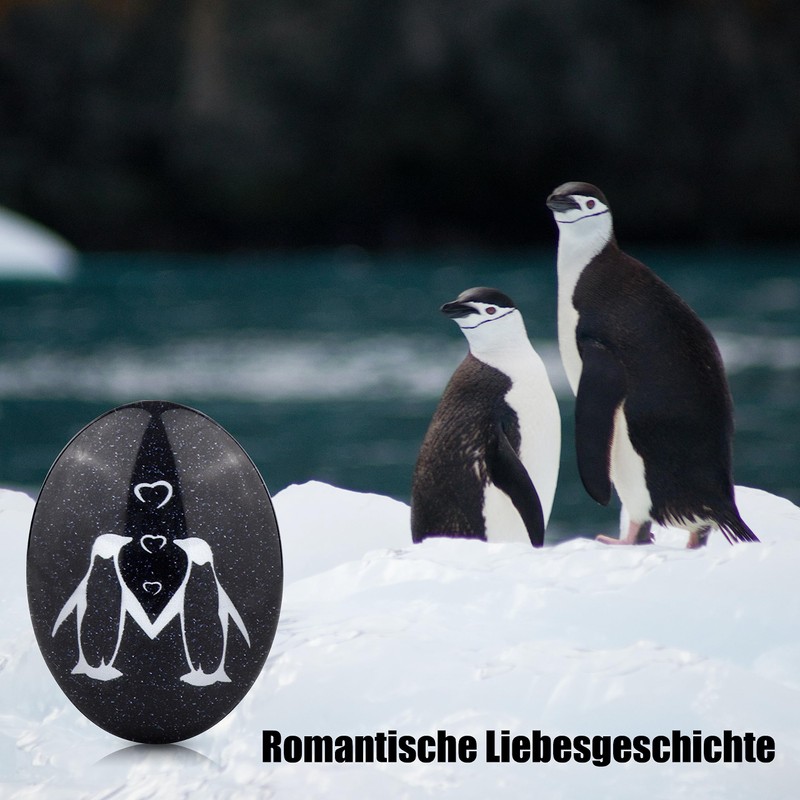 Rebundex Penguin Pebble Anniversary Gift Couple Wedding Gift