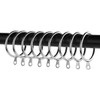 Tbestmax Large Curtain Rings Hanging Rin for Curtains and Rods,