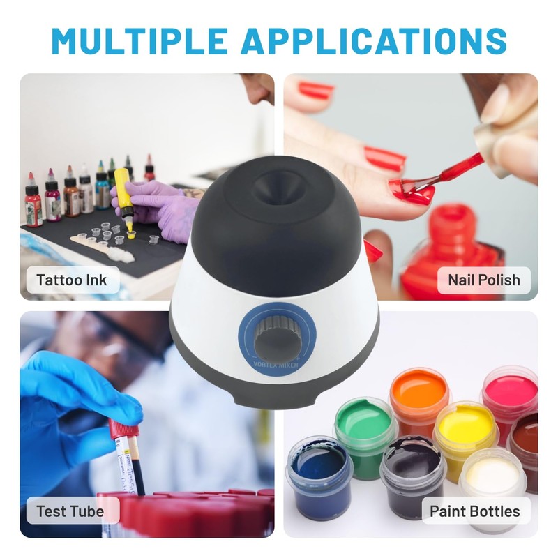 Mini Vortex Mixer with Touch Start Function, Lab Mixing, Nail