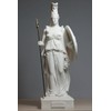 Greek Roman Goddess Athena Minerva Alabaster Statue Figure Sculpture 24.5cm