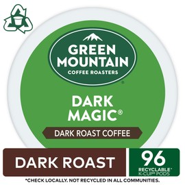 Green Mountain Coffee Roasters Dark Magic Coffee, Keurig Single-Serve K-Cup pods, Dark Roast, 24 Count, Pack of 4