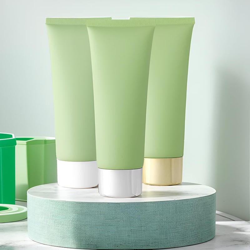 aspire 4 Pack 3.4 oz Squeezable Tubes Travel Cosmetic Containers