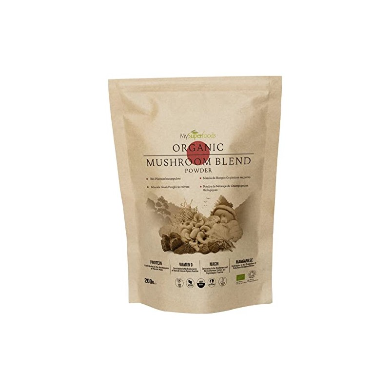 MySuperfoods Organic Mushroom Blend Powder 200g