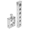 CYSFETENA Nut Bolt Drill Jig Set, Metal Safety Wire Drill