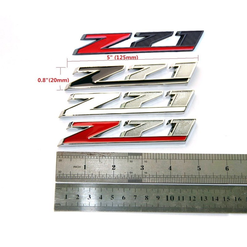 Yoaoo 1x OEM Red Grille Z71 Emblem Badge Compatible with